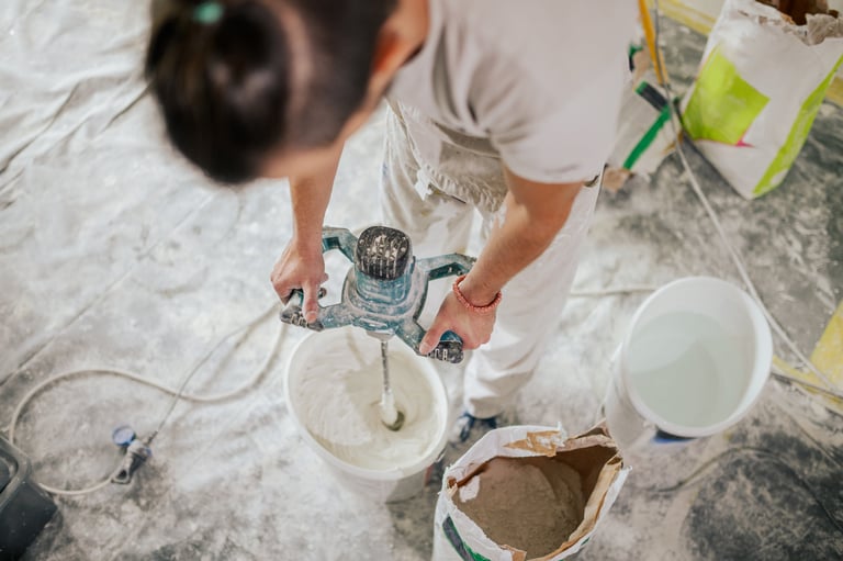 Mélange de peinture