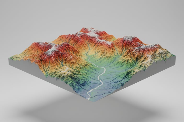 modèle numérique de terrain