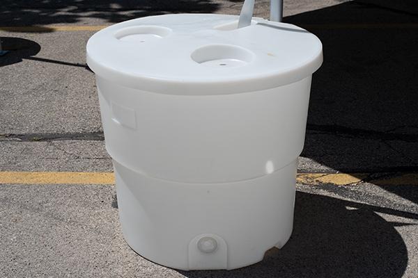 water bucket used for anchoring