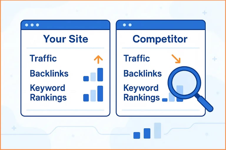 visual representation of competition analysis