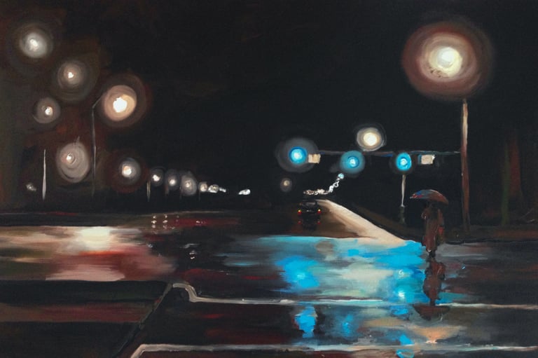 Midnight Drizzle by Wojnowski