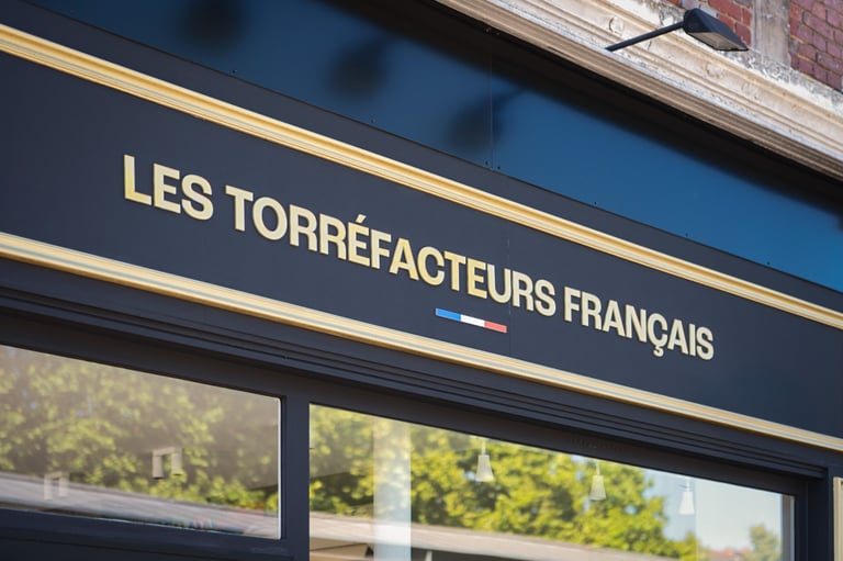 enseigne les torréfacteurs français rouen