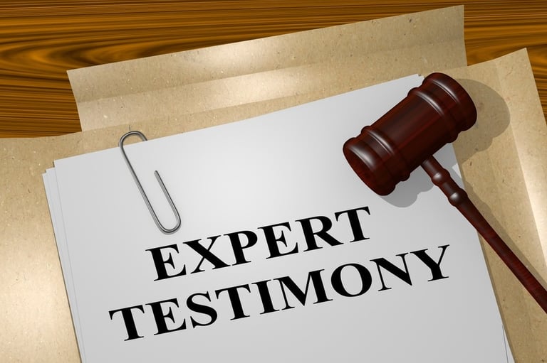 Appraisal Expert Testimony