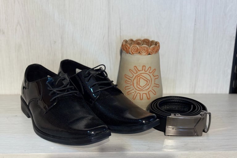 zapatos negros para hombre