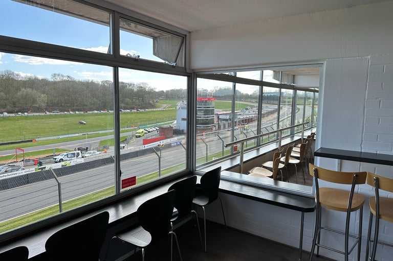 Start Finish Pit Lane Hospitality Box View