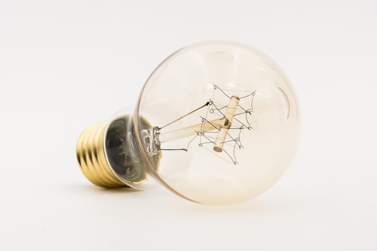 idea - yellow bulb