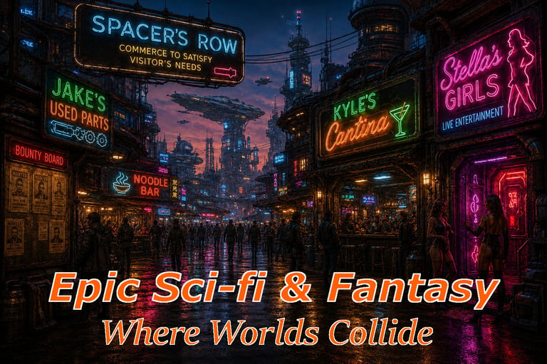 Epic Sci-Fi and Fantasy - Where Worlds Collide and only the Brave Survive