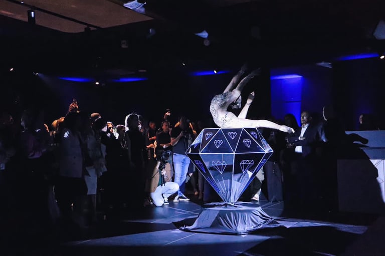 The Diamond - exclusive acrobatic act for high-end corporate events and prestige ceremonies