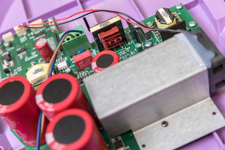 “Industrial electronic PCB developed by Elmac”