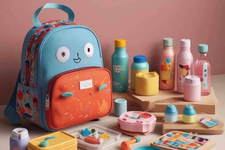 a shelf filled with lots of stuffed animals