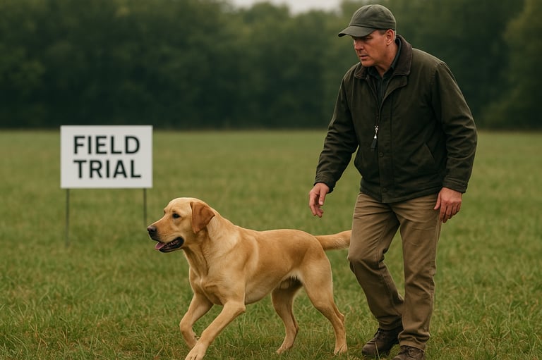 Labrador Retrievers Field Trial