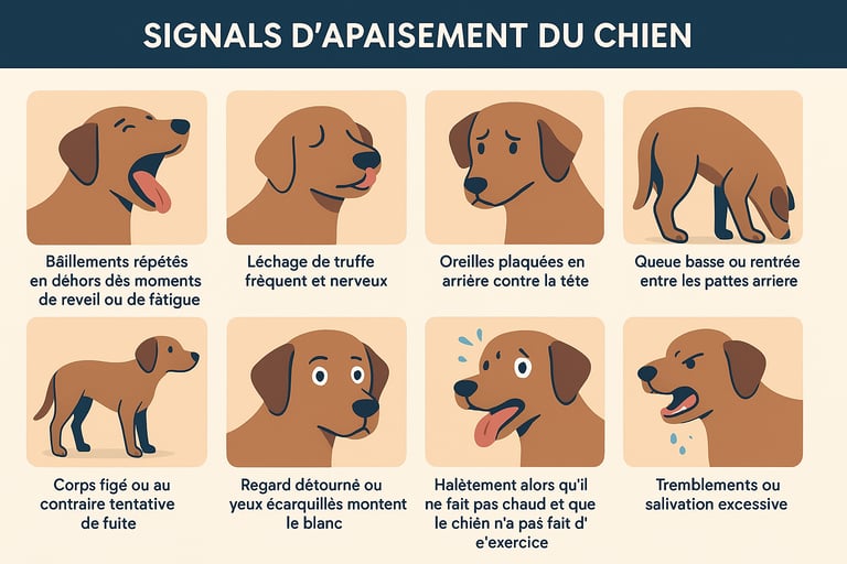 signaux apaisement du chien