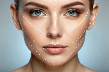 Nonsurgical thread lift to lift & tighten face, jawline, cheeks, neck, and forehead.