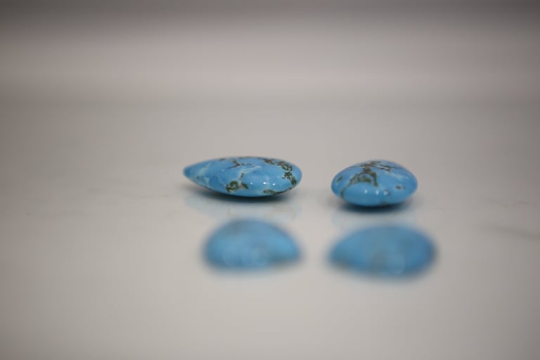 sagome, forme in turchese