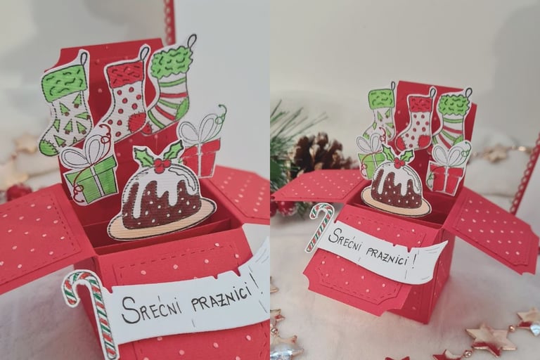 Handmade Christmas Pop Up Card Ideas