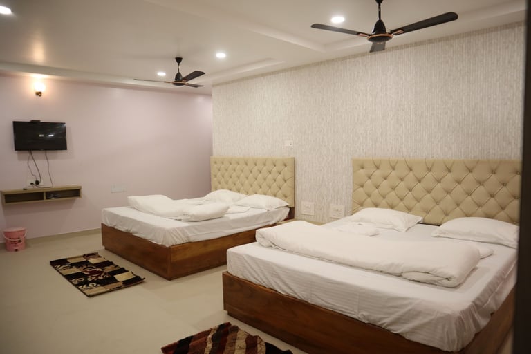 spacious resort room