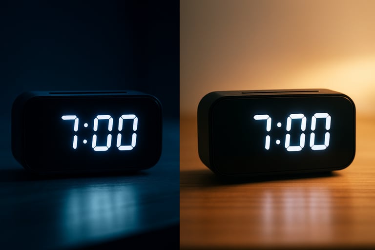 Hora para dormir e acordar