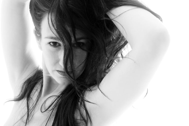 black and white photo of Jennadea