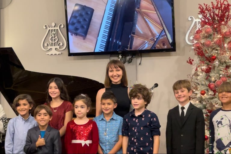 online piano lessons teacher piano students