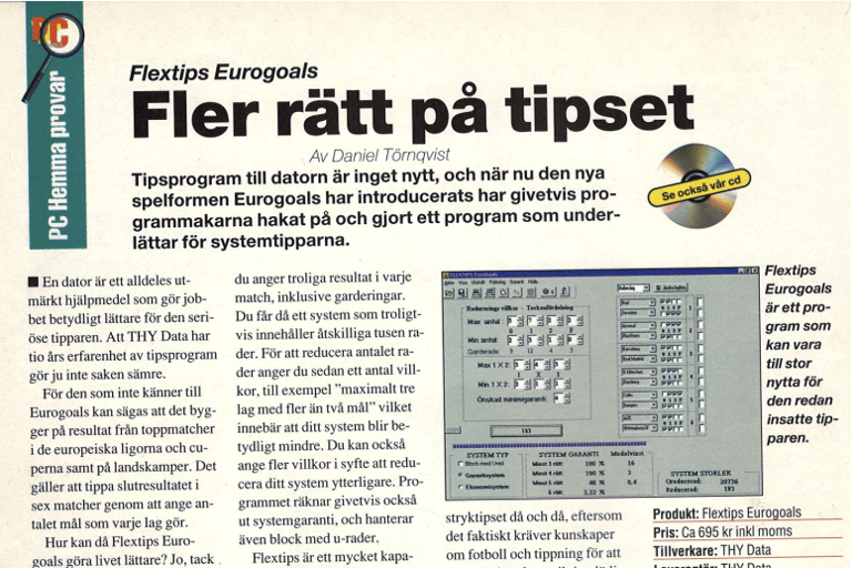 a magazine article about the history of the computer system