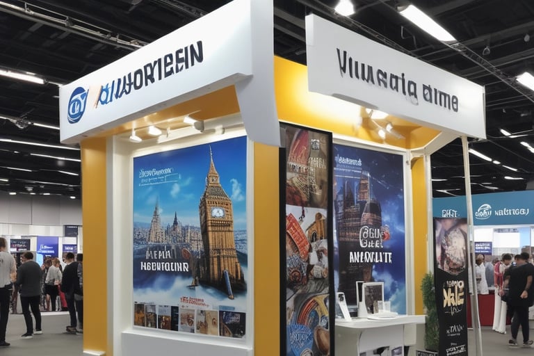 a group of people watching a video on a large screen