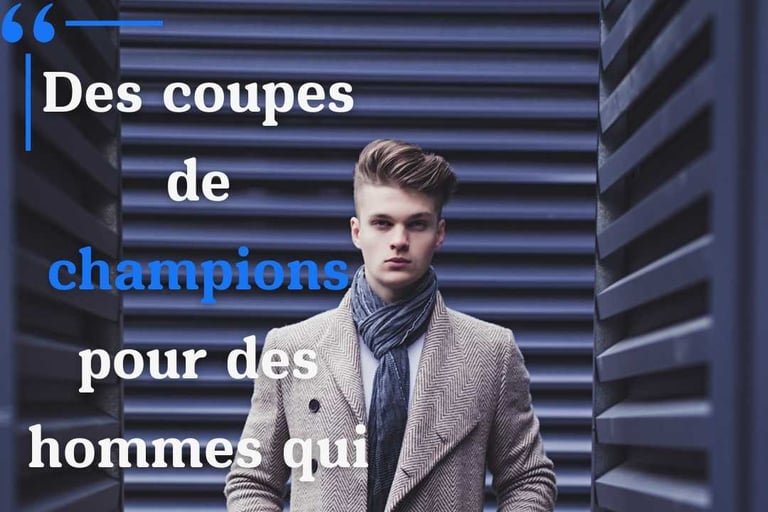 Idées de slogans pour coiffure homme