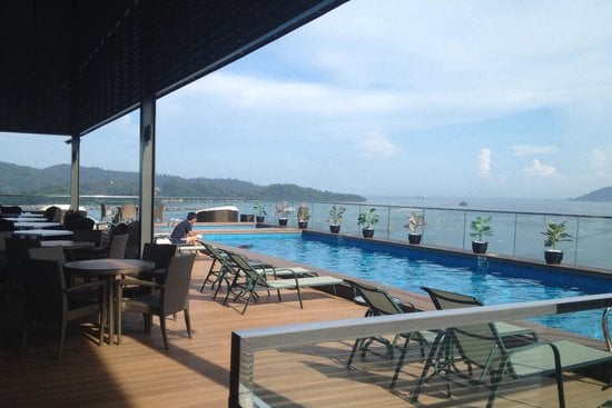 Sky Blu Bar Rooftop swimming pool