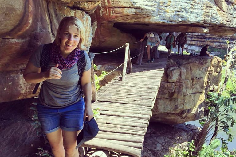 Route in and out of Baboon Cave