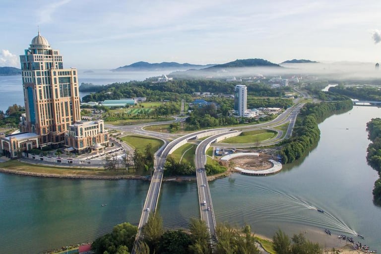 The Sabah State Administrative Centre in Kota Kinabalu