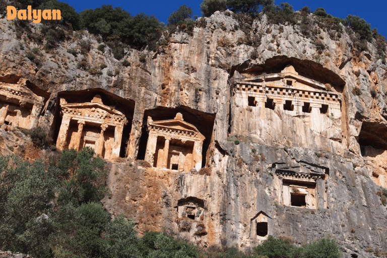  Lycian Rock Tombs in Dalyan