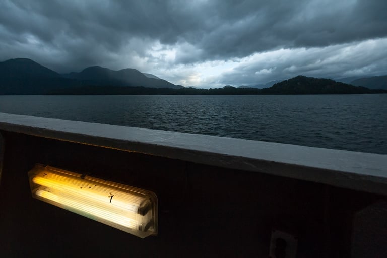 Un canal en Patagonie