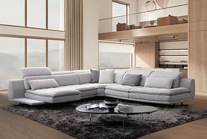 a living room with a couch and a coffee table