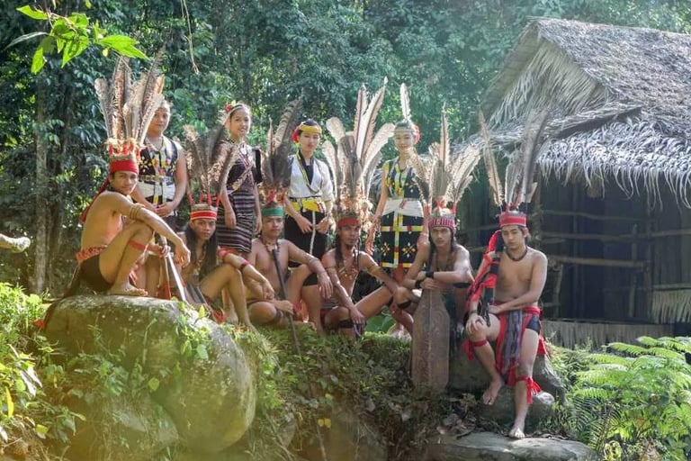 The tribes at Mari Mari Cultural Village