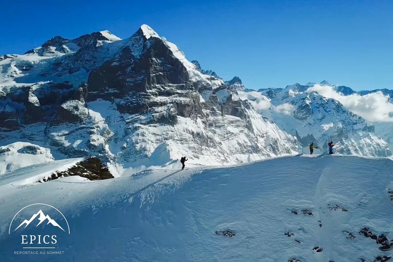 Ski de randonnée au-dessus de Grindelwald