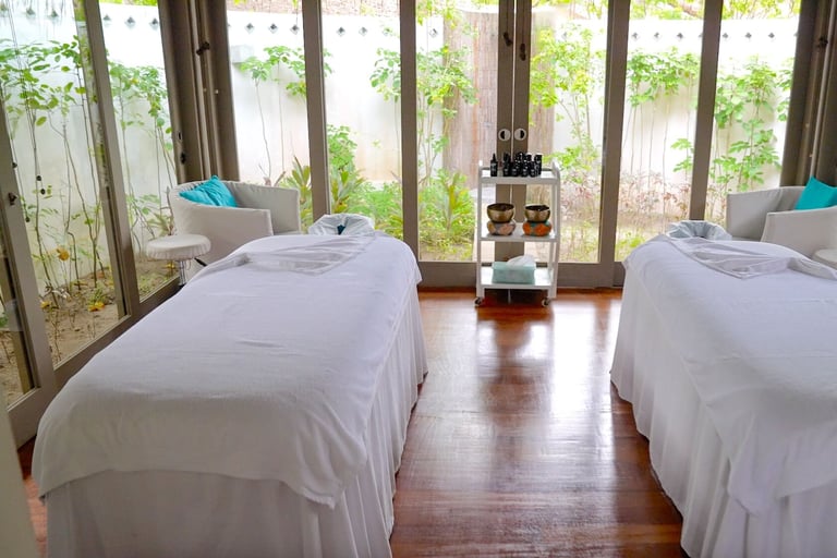 LUX South Ari Atoll Maldives spa treatment room