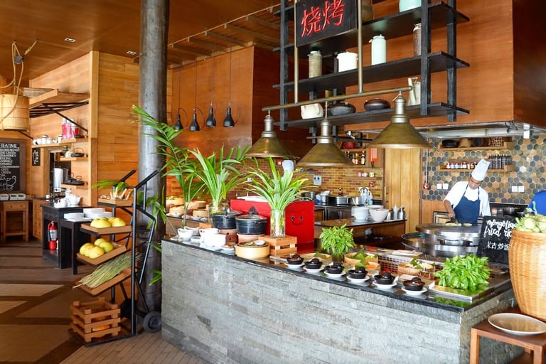 LUX South Ari Atoll Maldives buffet food