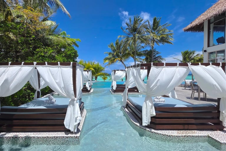 Ozen Life Maadhoo Maldives main pool