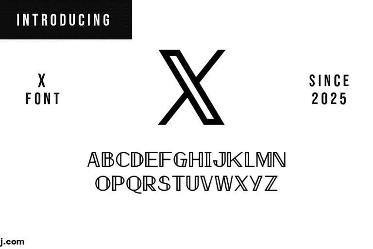 Logo Futuristik "X Company" Siap Download Gratis