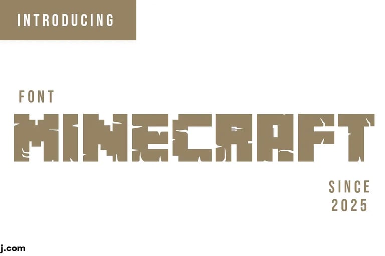Font Minecraft Keren untuk Desain Unik 2025