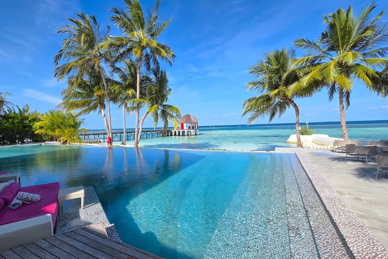Ozen Life Maadhoo Maldives main pool