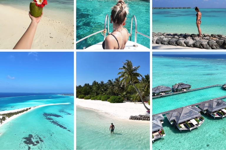Travel and hotel content portfolio showcasing resorts and guest stays