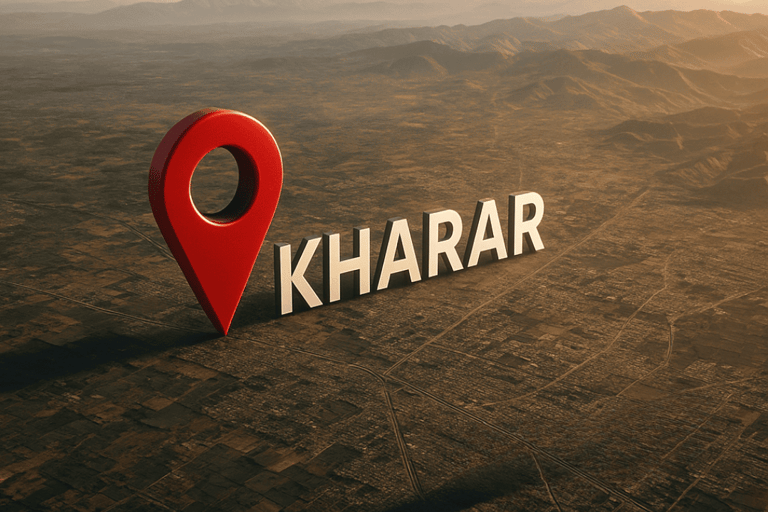 Kharar location pin on map