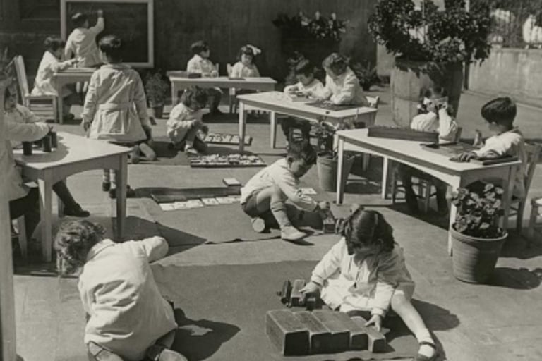 Dr. Maria Montessori emphasized the importance of outdoor learning