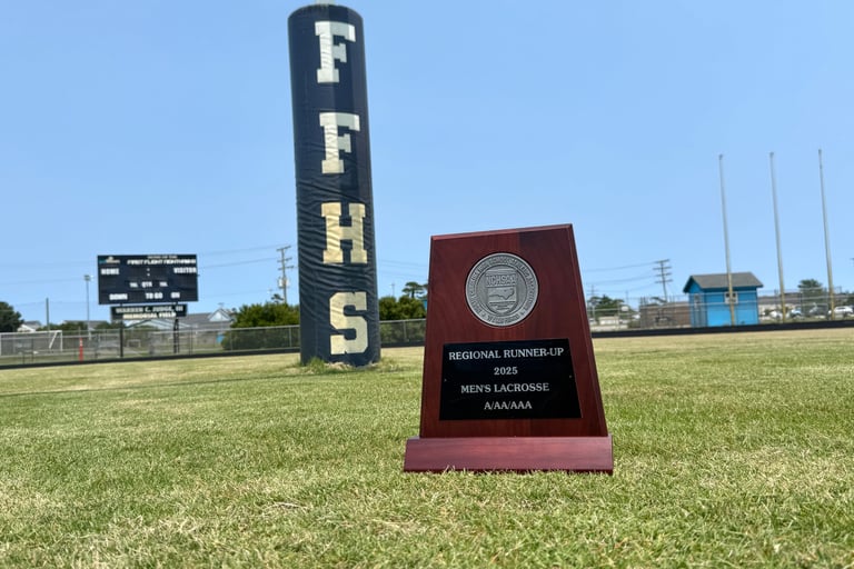 2025 Semi-finalist lacrosse trophy.