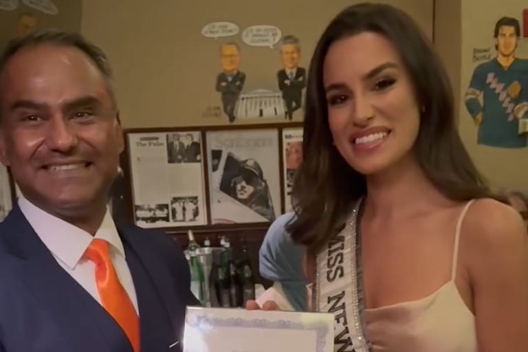 Nadeem Azhar with Miss New York USA!