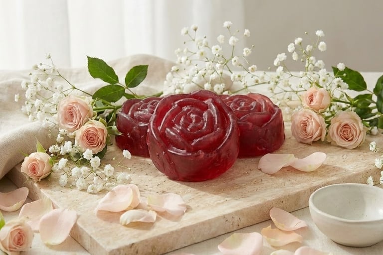 Handmade Floral Soap Collection by Plantika