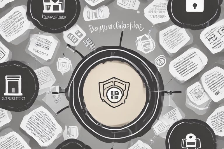 a security badge with a security badge on it