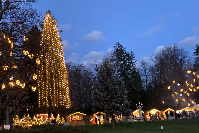 Lake Bled Christmas Markets and Tree