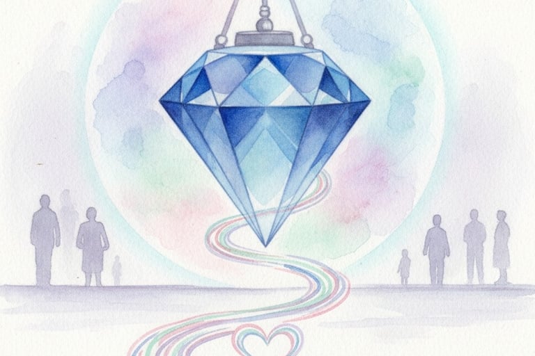 Cristal bleu - lespendulesdemary