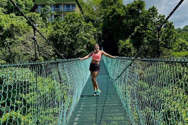 Montezuma Santa Teresa Hängebrücke Costa Rica Annerschtwo